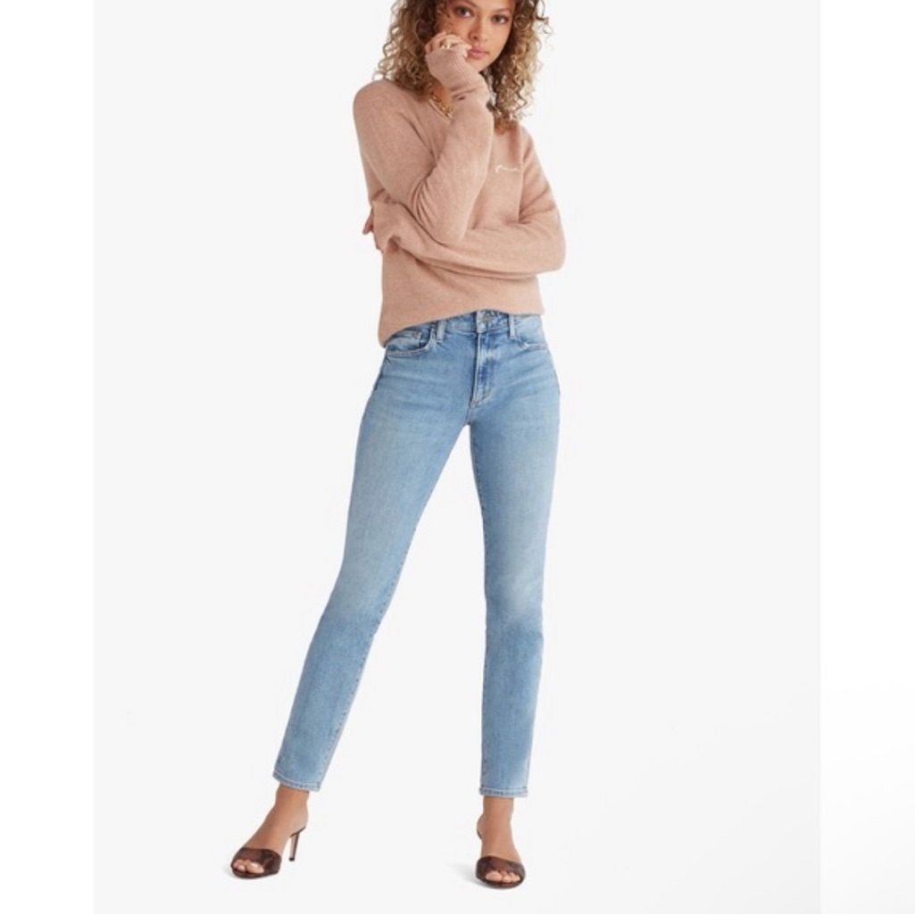 Favorite Daughter X Joe’s The Erin High Rise Straight Jeans Valley 25